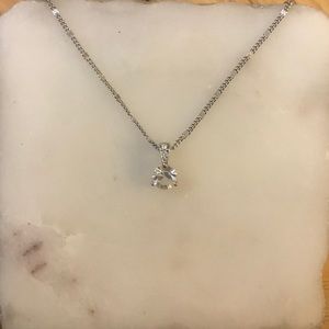 Swarovski solitaire pendant necklace